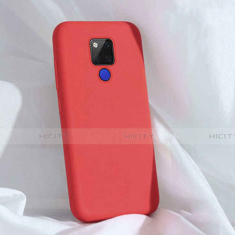 Coque Ultra Fine Silicone Souple 360 Degres Housse Etui C04 pour Huawei Mate 20 X 5G Rouge Plus