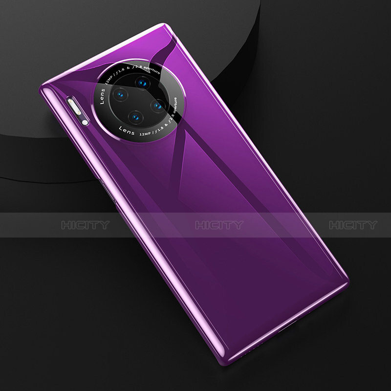 Coque Ultra Fine Silicone Souple 360 Degres Housse Etui C04 pour Huawei Mate 30 5G Violet Plus