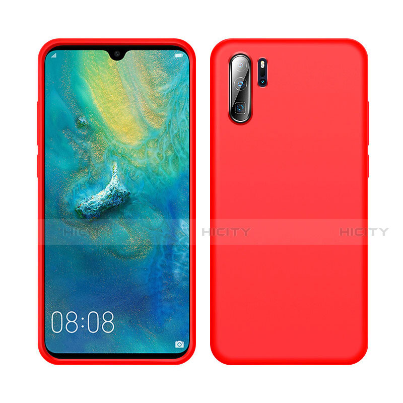 Coque Ultra Fine Silicone Souple 360 Degres Housse Etui C04 pour Huawei P30 Pro New Edition Rouge Plus