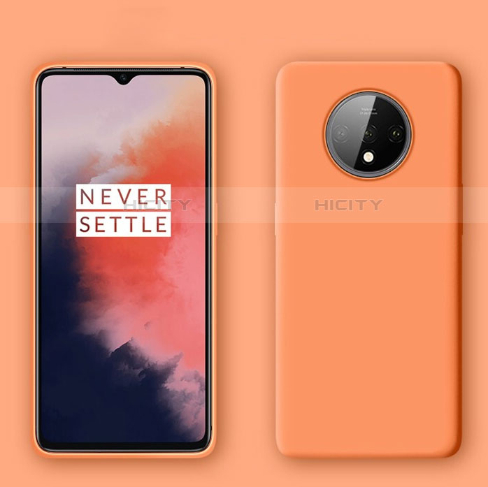 Coque Ultra Fine Silicone Souple 360 Degres Housse Etui C04 pour OnePlus 7T Orange Plus