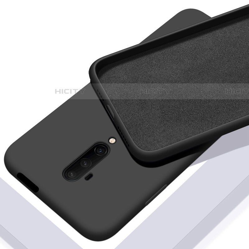 Coque Ultra Fine Silicone Souple 360 Degres Housse Etui C04 pour OnePlus 7T Pro Noir Plus