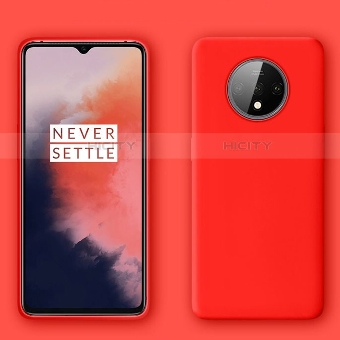 Coque Ultra Fine Silicone Souple 360 Degres Housse Etui C04 pour OnePlus 7T Rouge Plus