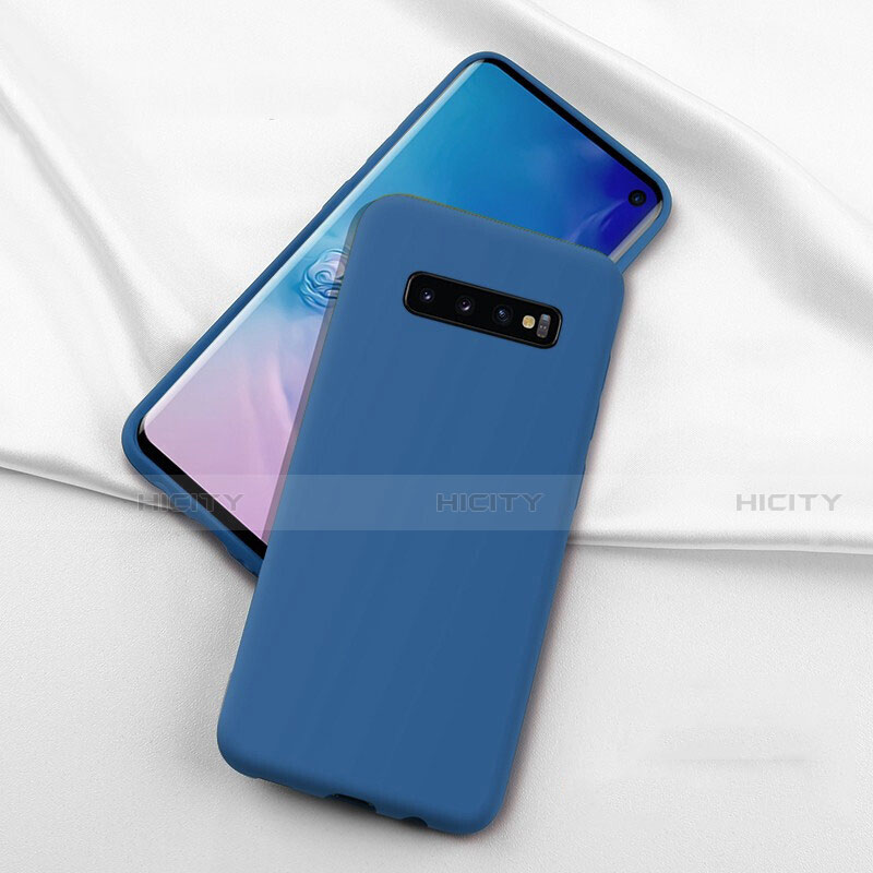 Coque Ultra Fine Silicone Souple 360 Degres Housse Etui C04 pour Samsung Galaxy S10 5G Bleu Plus