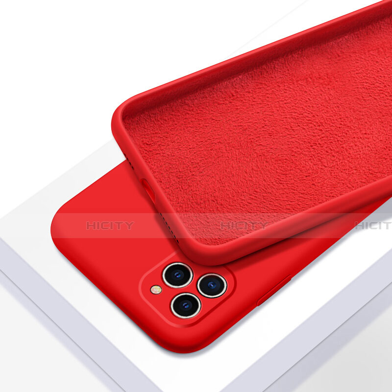 Coque Ultra Fine Silicone Souple 360 Degres Housse Etui C05 pour Apple iPhone 11 Pro Rouge Plus