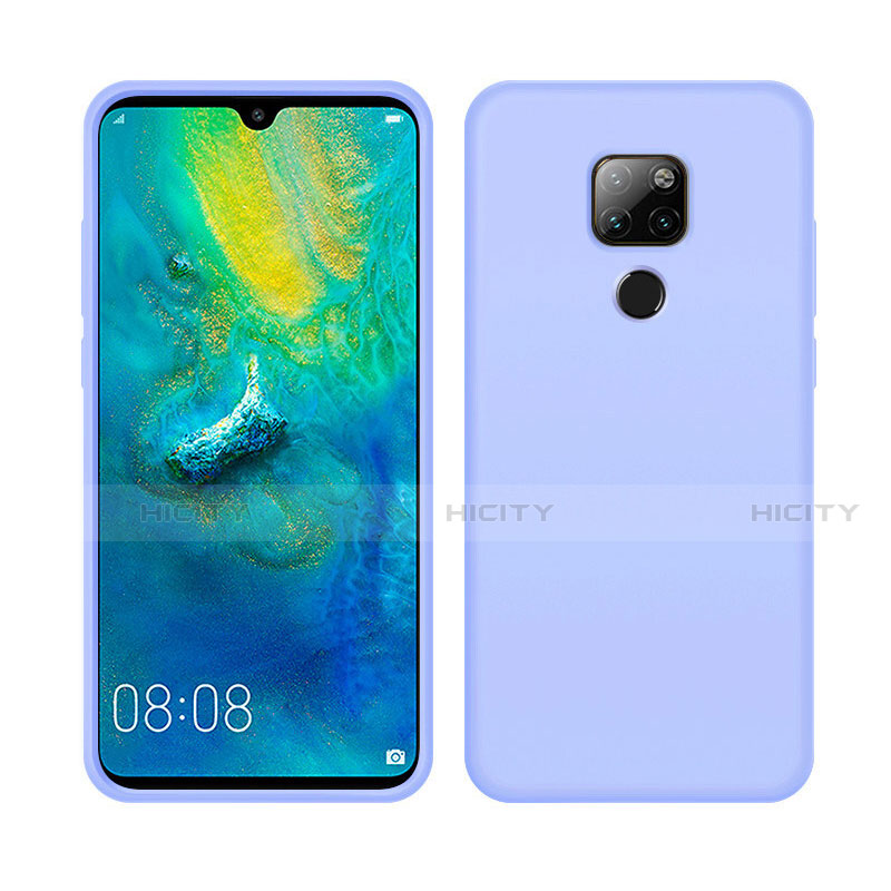 Coque Ultra Fine Silicone Souple 360 Degres Housse Etui C05 pour Huawei Mate 20 X 5G Bleu Ciel Plus