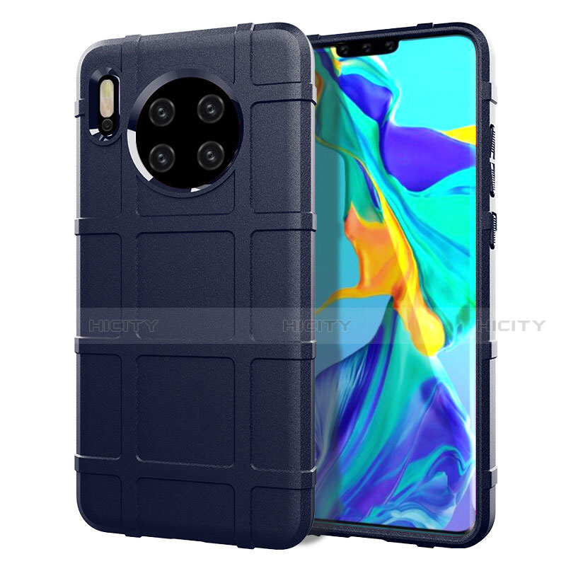 Coque Ultra Fine Silicone Souple 360 Degres Housse Etui C05 pour Huawei Mate 30 Pro Bleu Plus