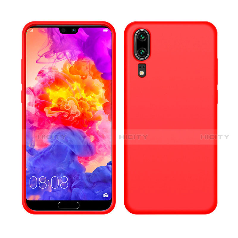 Coque Ultra Fine Silicone Souple 360 Degres Housse Etui C05 pour Huawei P20 Rouge Plus