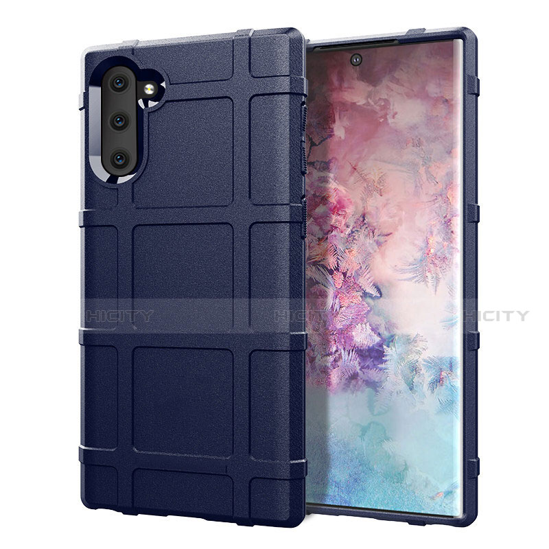 Coque Ultra Fine Silicone Souple 360 Degres Housse Etui C05 pour Samsung Galaxy Note 10 Bleu Plus