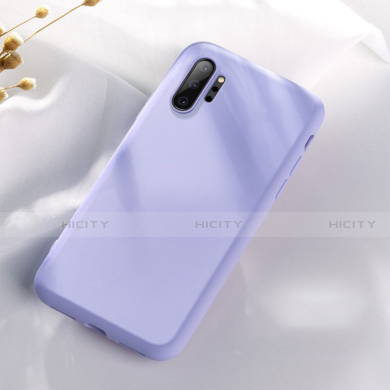 Coque Ultra Fine Silicone Souple 360 Degres Housse Etui C05 pour Samsung Galaxy Note 10 Plus Violet Plus
