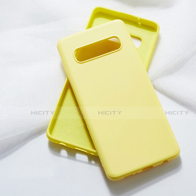 Coque Ultra Fine Silicone Souple 360 Degres Housse Etui C05 pour Samsung Galaxy S10 5G Jaune Plus