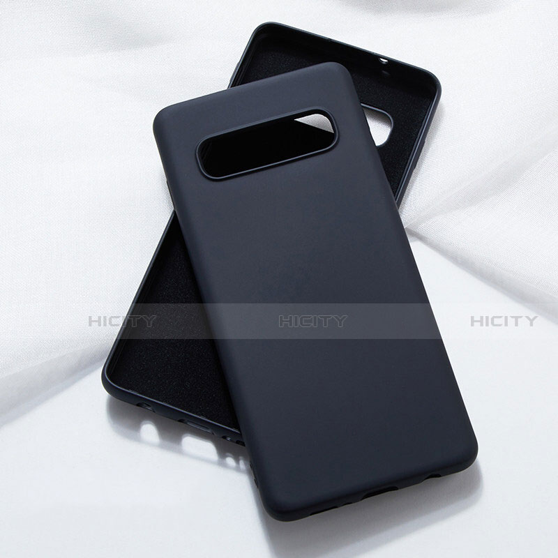 Coque Ultra Fine Silicone Souple 360 Degres Housse Etui C05 pour Samsung Galaxy S10 5G Noir Plus