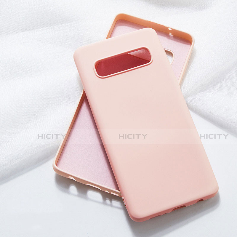 Coque Ultra Fine Silicone Souple 360 Degres Housse Etui C05 pour Samsung Galaxy S10 5G Rose Plus