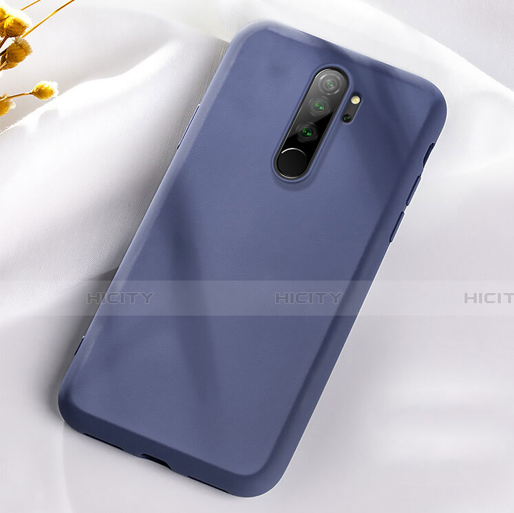 Coque Ultra Fine Silicone Souple 360 Degres Housse Etui C05 pour Xiaomi Redmi Note 8 Pro Bleu Plus