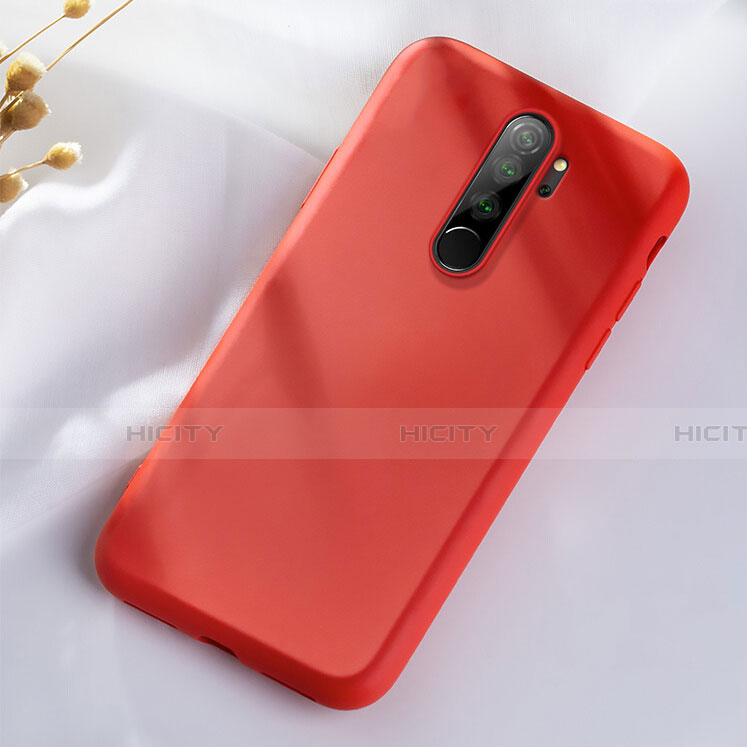 Coque Ultra Fine Silicone Souple 360 Degres Housse Etui C05 pour Xiaomi Redmi Note 8 Pro Rouge Plus