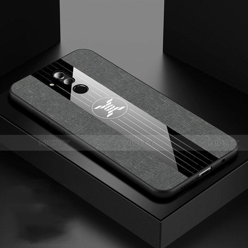 Coque Ultra Fine Silicone Souple 360 Degres Housse Etui C06 pour Huawei Mate 20 Lite Gris Fonce Plus