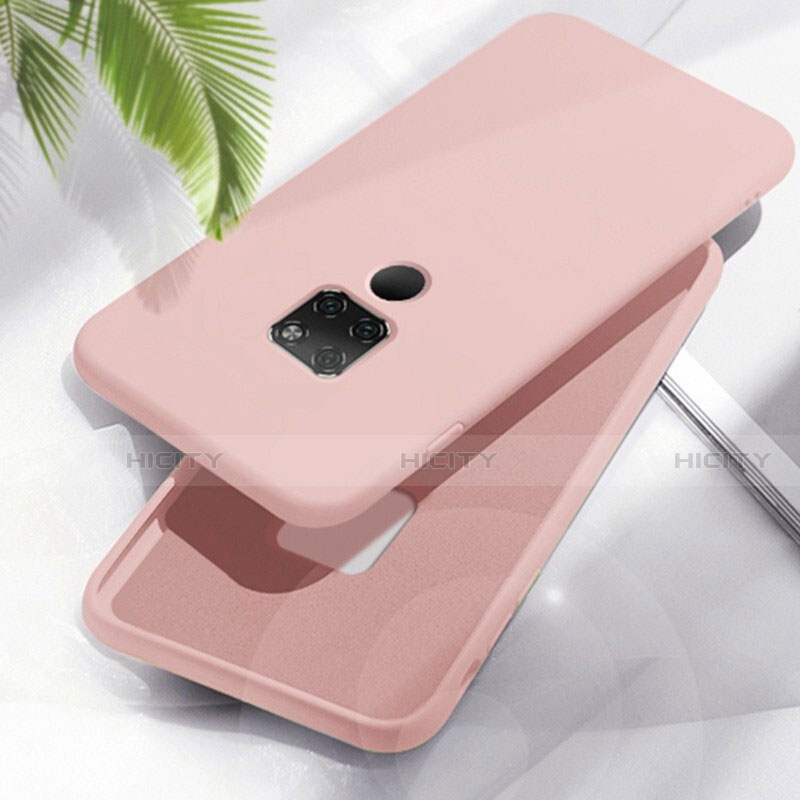 Coque Ultra Fine Silicone Souple 360 Degres Housse Etui C06 pour Huawei Mate 20 Rose Plus