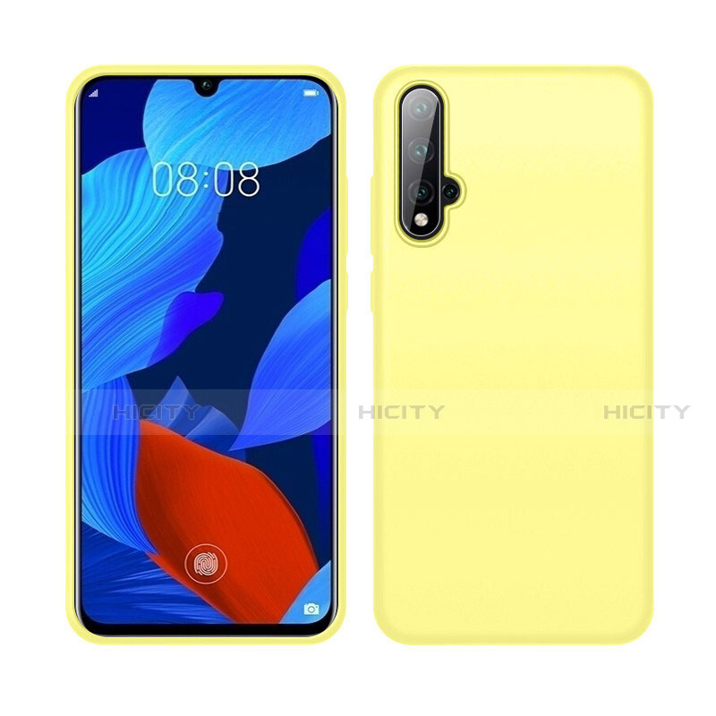 Coque Ultra Fine Silicone Souple 360 Degres Housse Etui C06 pour Huawei Nova 5 Jaune Plus