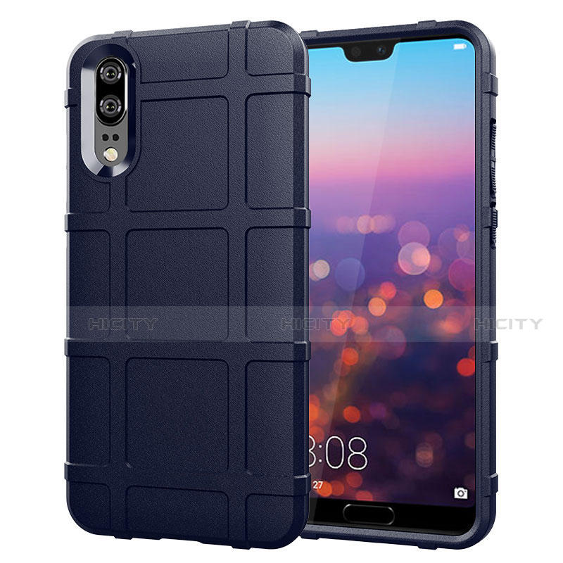 Coque Ultra Fine Silicone Souple 360 Degres Housse Etui C06 pour Huawei P20 Bleu Plus