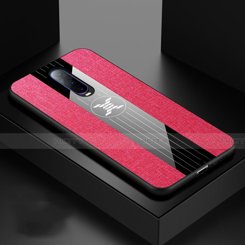 Coque Ultra Fine Silicone Souple 360 Degres Housse Etui C06 pour Oppo R17 Pro Rose Rouge Plus