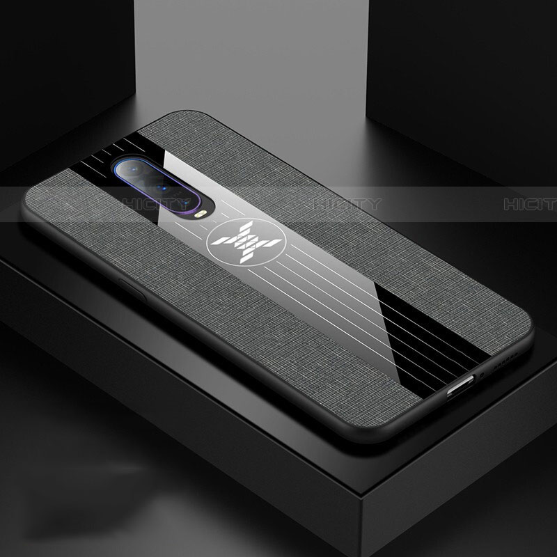 Coque Ultra Fine Silicone Souple 360 Degres Housse Etui C06 pour Oppo RX17 Pro Gris Plus