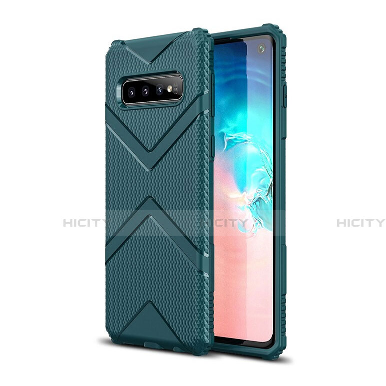 Coque Ultra Fine Silicone Souple 360 Degres Housse Etui C06 pour Samsung Galaxy S10 5G Vert Plus