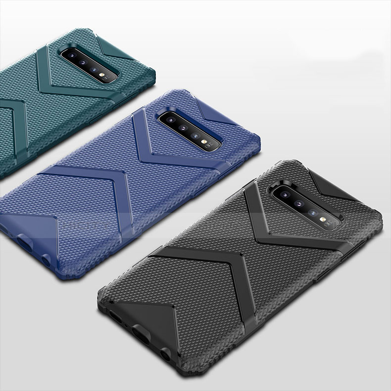 Coque Ultra Fine Silicone Souple 360 Degres Housse Etui C06 pour Samsung Galaxy S10 Plus