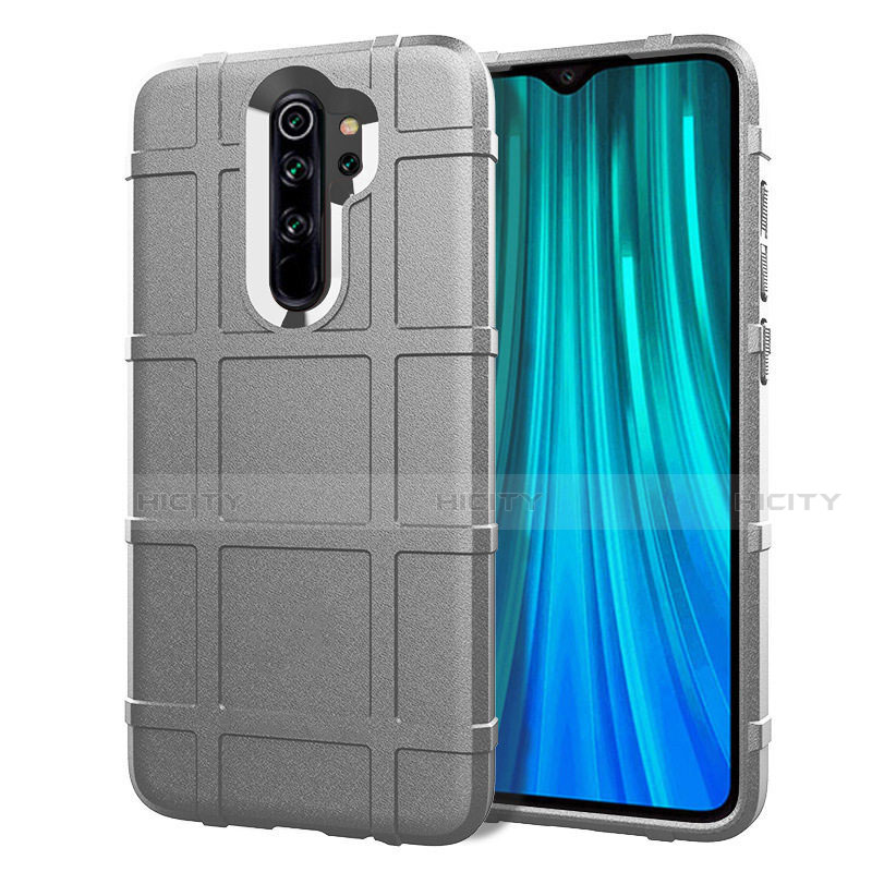 Coque Ultra Fine Silicone Souple 360 Degres Housse Etui C06 pour Xiaomi Redmi Note 8 Pro Argent Plus