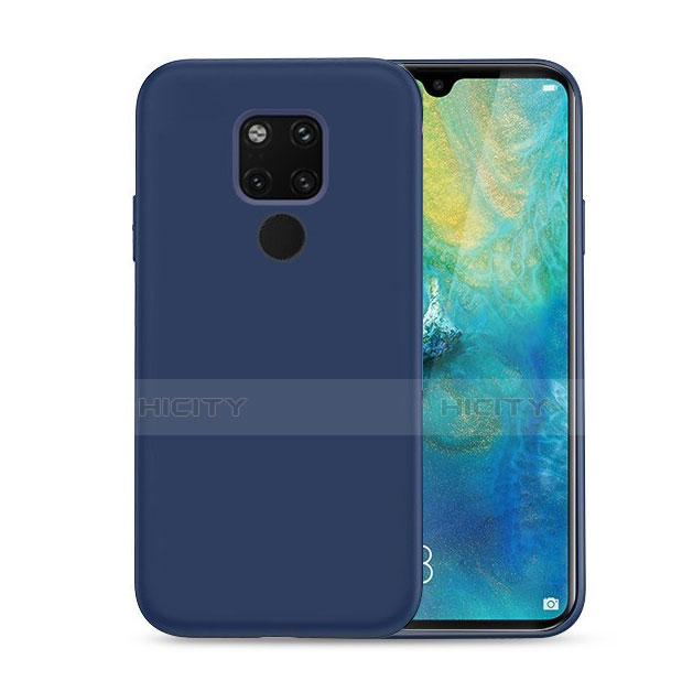 Coque Ultra Fine Silicone Souple 360 Degres Housse Etui C07 pour Huawei Mate 20 Bleu Plus