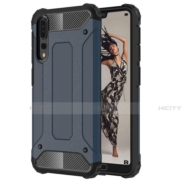 Coque Ultra Fine Silicone Souple 360 Degres Housse Etui C07 pour Huawei P20 Pro Bleu Plus