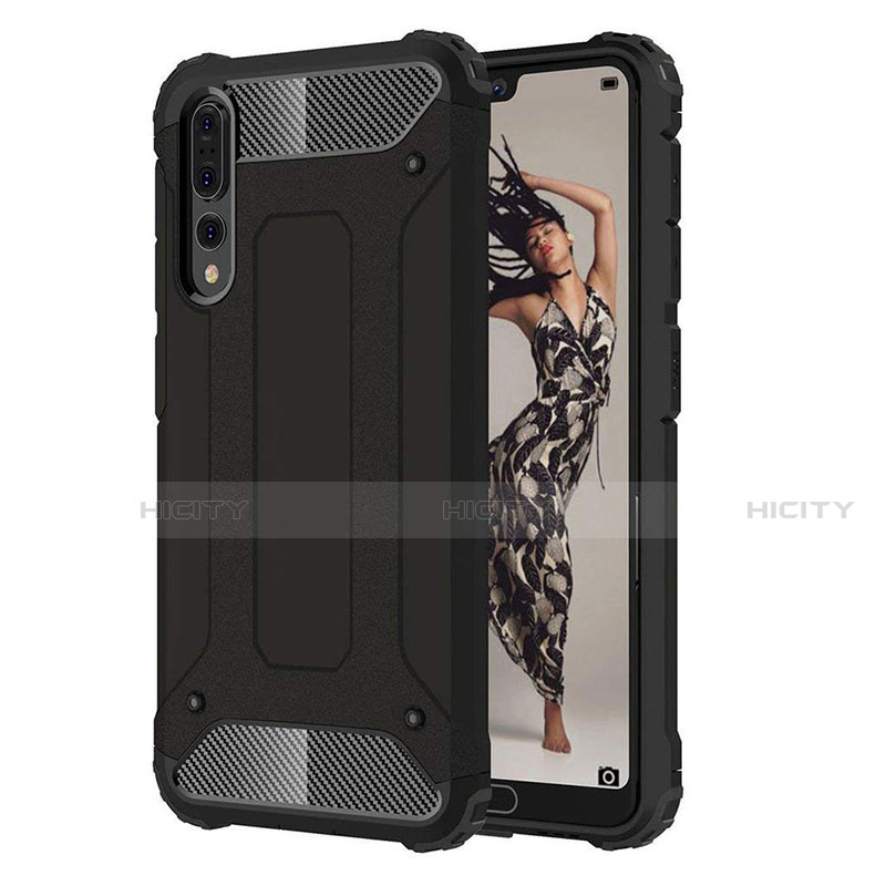 Coque Ultra Fine Silicone Souple 360 Degres Housse Etui C07 pour Huawei P20 Pro Noir Plus