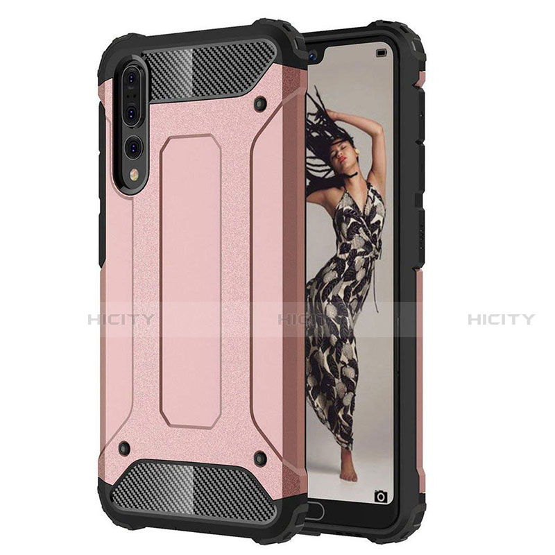 Coque Ultra Fine Silicone Souple 360 Degres Housse Etui C07 pour Huawei P20 Pro Or Rose Plus