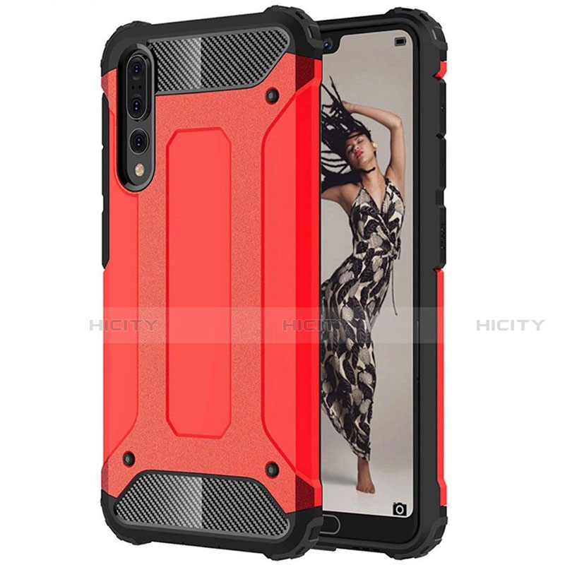 Coque Ultra Fine Silicone Souple 360 Degres Housse Etui C07 pour Huawei P20 Pro Rouge Plus