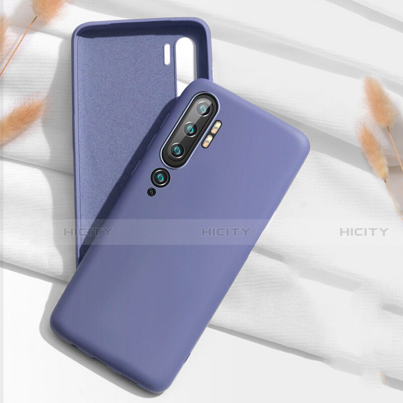 Coque Ultra Fine Silicone Souple 360 Degres Housse Etui C07 pour Xiaomi Mi Note 10 Gris Plus