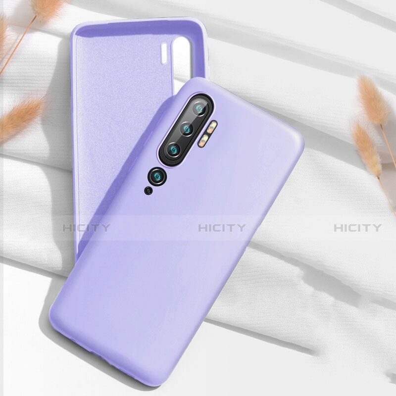 Coque Ultra Fine Silicone Souple 360 Degres Housse Etui C07 pour Xiaomi Mi Note 10 Pro Violet Plus