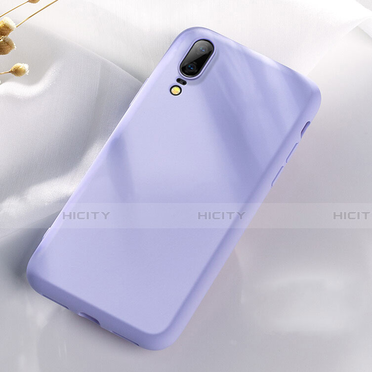 Coque Ultra Fine Silicone Souple 360 Degres Housse Etui C08 pour Huawei P20 Plus