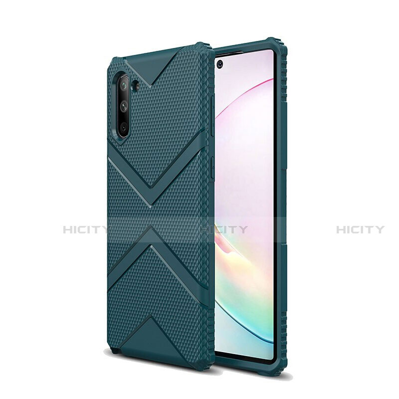 Coque Ultra Fine Silicone Souple 360 Degres Housse Etui C09 pour Samsung Galaxy Note 10 Vert Plus