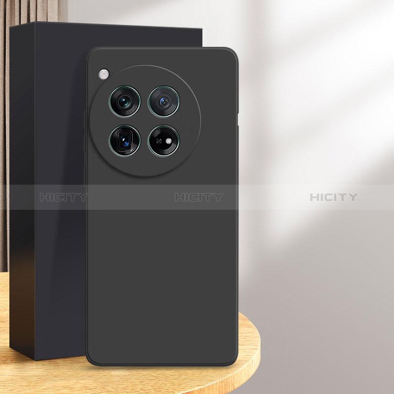 Coque Ultra Fine Silicone Souple 360 Degres Housse Etui D01 pour OnePlus 12R 5G Noir Plus