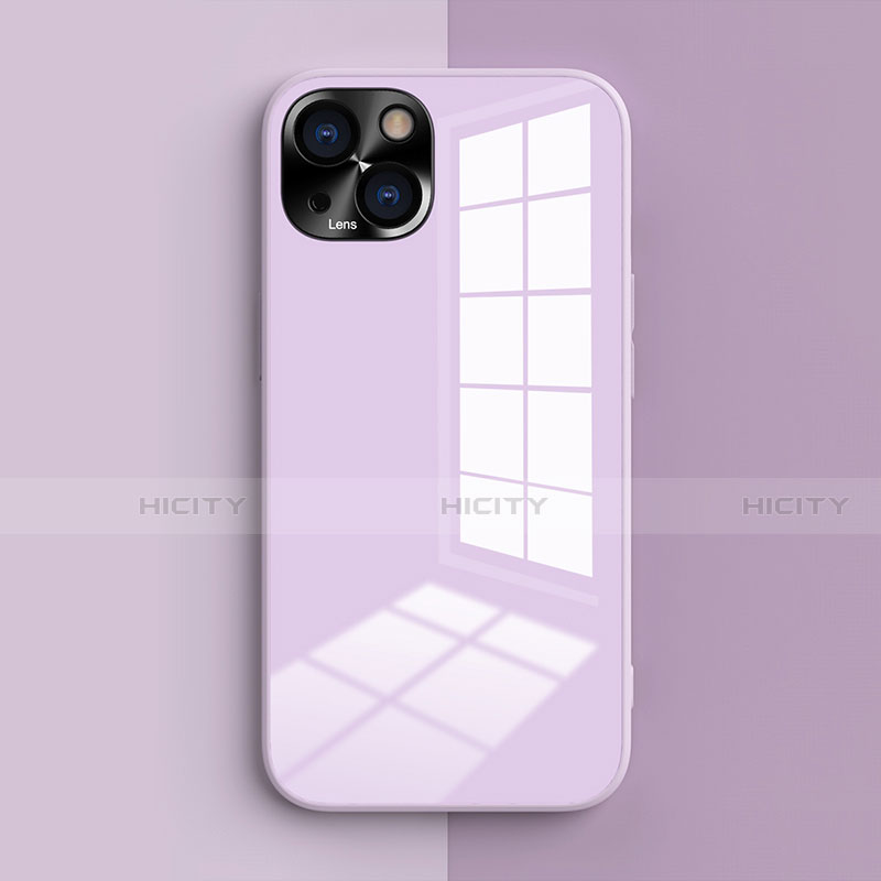 Coque Ultra Fine Silicone Souple 360 Degres Housse Etui G01 pour Apple iPhone 14 Plus Violet Clair Plus