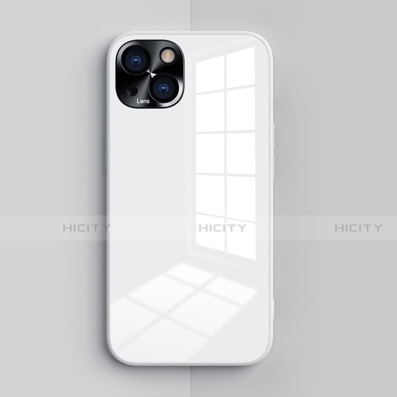 Coque Ultra Fine Silicone Souple 360 Degres Housse Etui G01 pour Apple iPhone 15 Blanc Plus