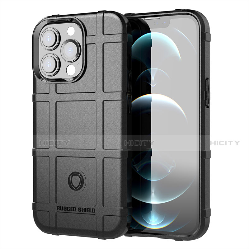 Coque Ultra Fine Silicone Souple 360 Degres Housse Etui G05 pour Apple iPhone 13 Pro Max Noir Plus