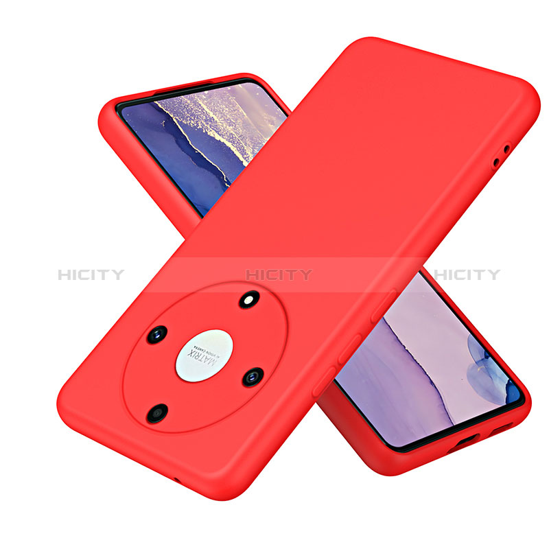 Coque Ultra Fine Silicone Souple 360 Degres Housse Etui H01P pour Huawei Honor Magic5 Lite 5G Rouge Plus