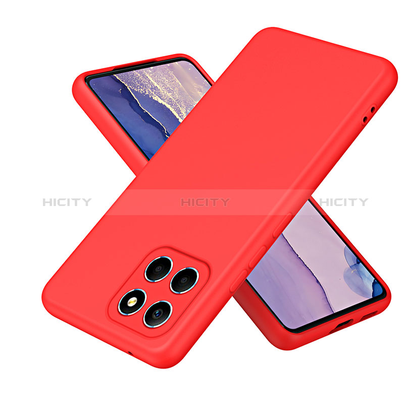 Coque Ultra Fine Silicone Souple 360 Degres Housse Etui H01P pour Huawei Honor X8a 4G Rouge Plus