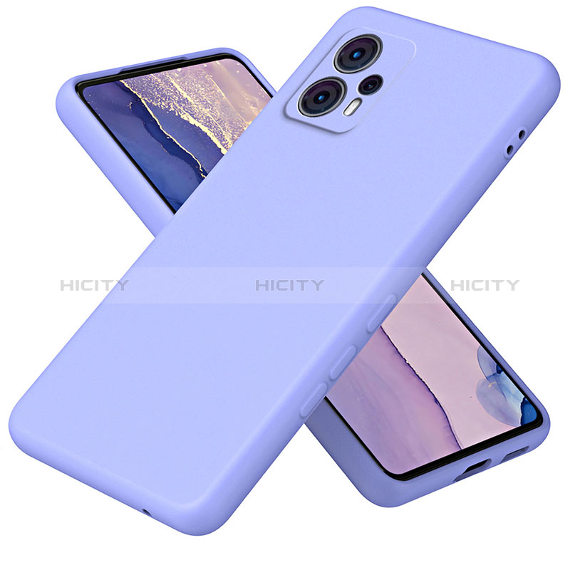 Coque Ultra Fine Silicone Souple 360 Degres Housse Etui H01P pour Motorola Moto G13 Violet Plus