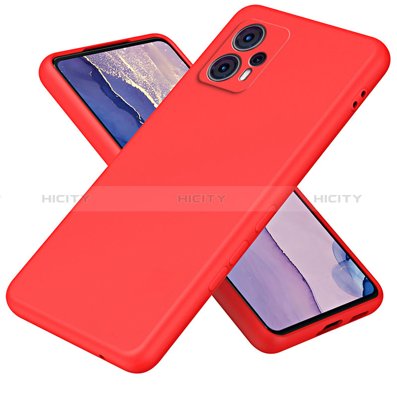 Coque Ultra Fine Silicone Souple 360 Degres Housse Etui H01P pour Motorola Moto G23 Rouge Plus