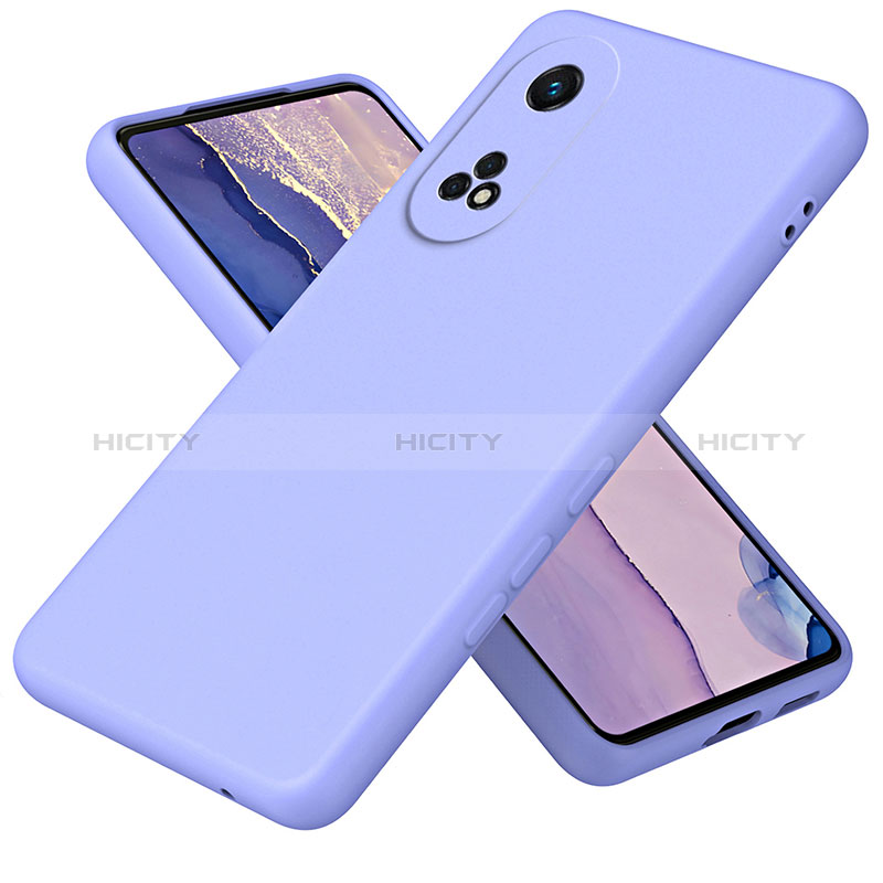 Coque Ultra Fine Silicone Souple 360 Degres Housse Etui H01P pour Oppo Reno8 T 4G Violet Plus