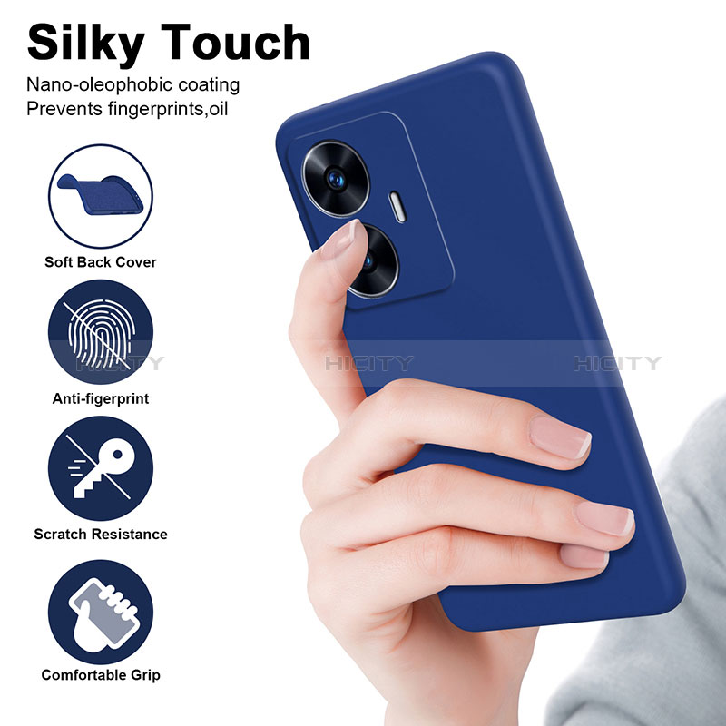 Coque Ultra Fine Silicone Souple 360 Degres Housse Etui H01P pour Realme C55 Plus