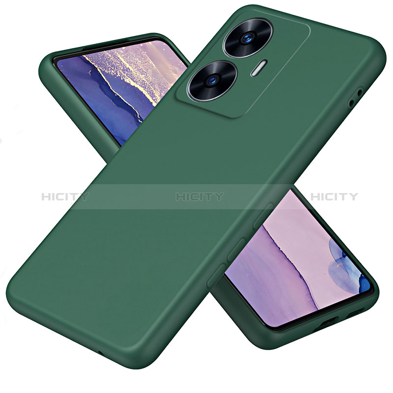 Coque Ultra Fine Silicone Souple 360 Degres Housse Etui H01P pour Realme C55 Vert Plus