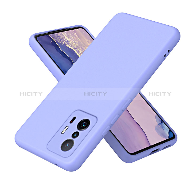 Coque Ultra Fine Silicone Souple 360 Degres Housse Etui H01P pour Xiaomi Mi 11T 5G Violet Plus