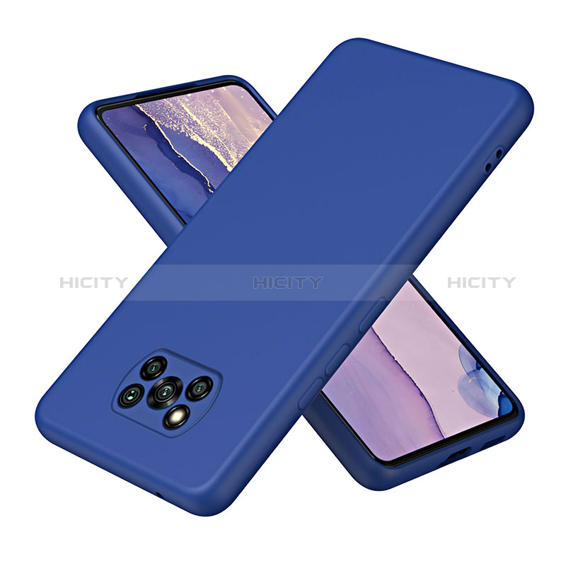 Coque Ultra Fine Silicone Souple 360 Degres Housse Etui H01P pour Xiaomi Poco X3 Bleu Plus