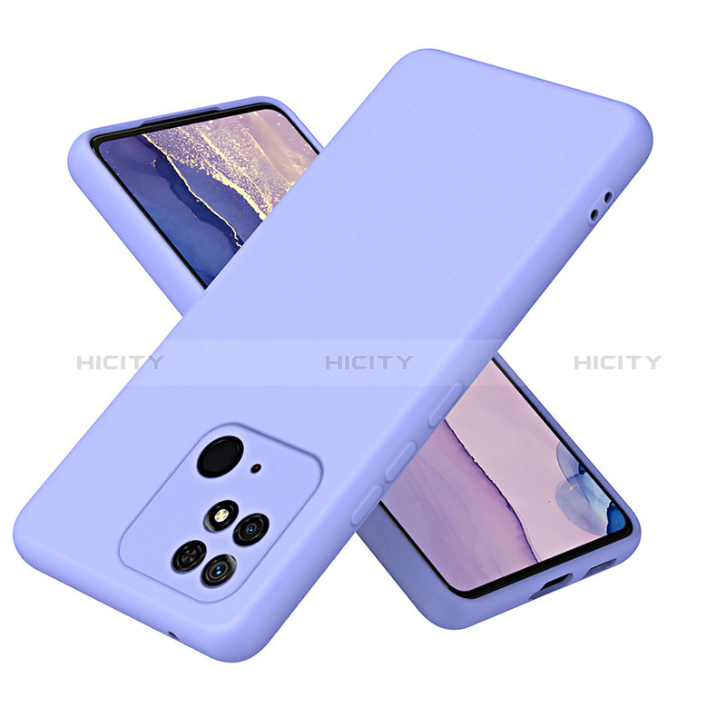 Coque Ultra Fine Silicone Souple 360 Degres Housse Etui H01P pour Xiaomi Redmi 10 India Violet Plus